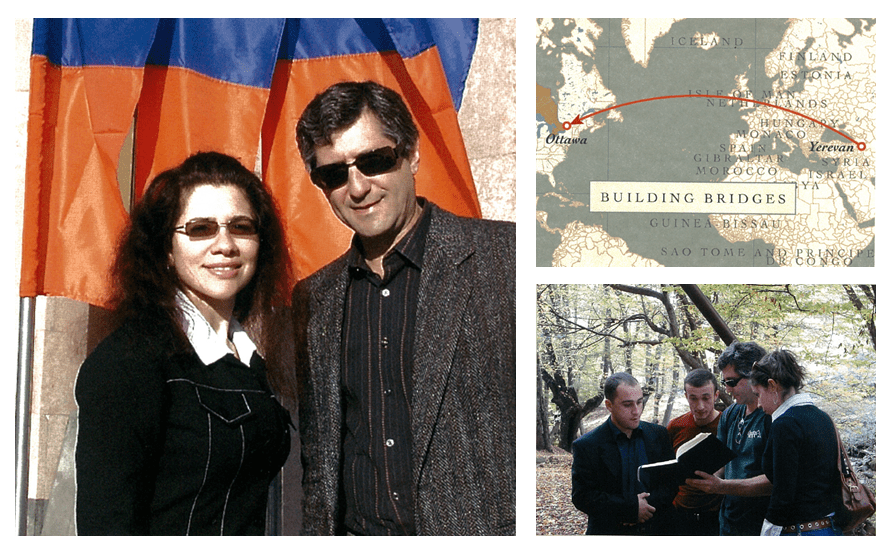 Mike Rosen and Adrina in Armenia