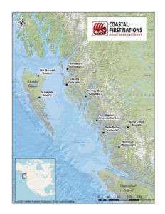 Map of Coastal First Nations