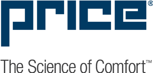 price industries logo with tagline the science of comfort